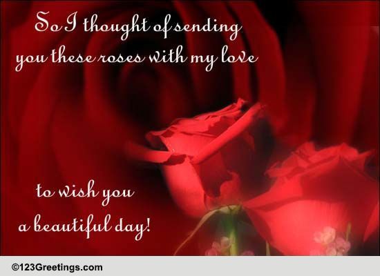 Rose Wishes For Your Loved One.