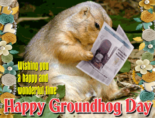 A Groundhog Day Ecard!