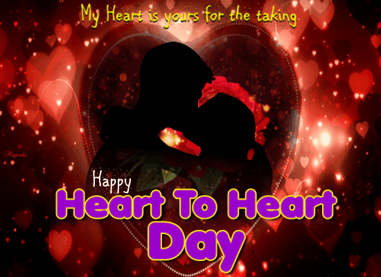 My Heart To Heart Day Ecard.