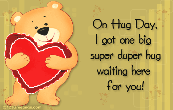 A Super Duper Hug...