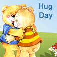 Warm Bear Hug On Hug Day.