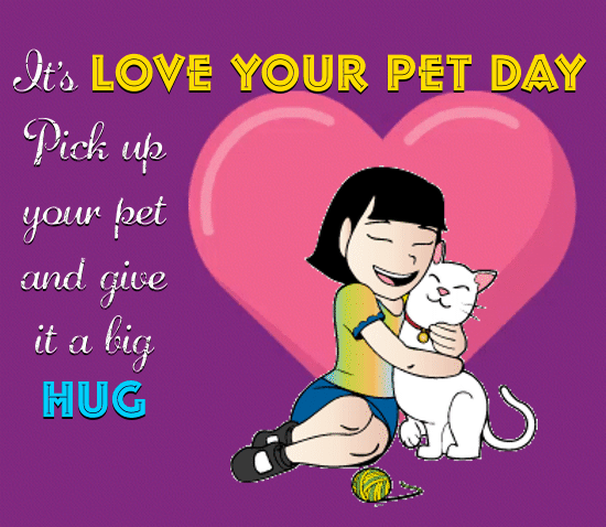 Give Your Pet A Hug.
