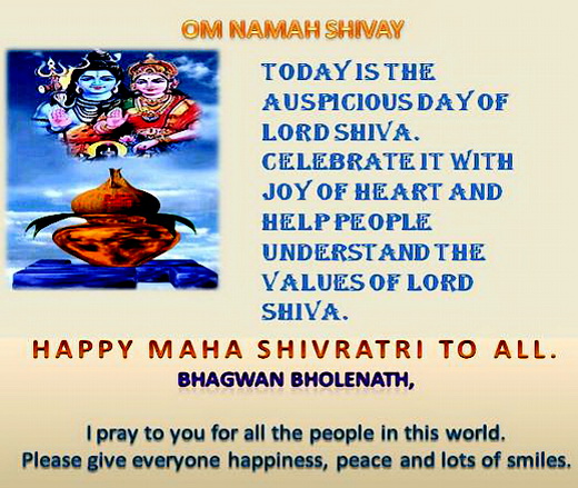 Maha Shivratri Greetings...