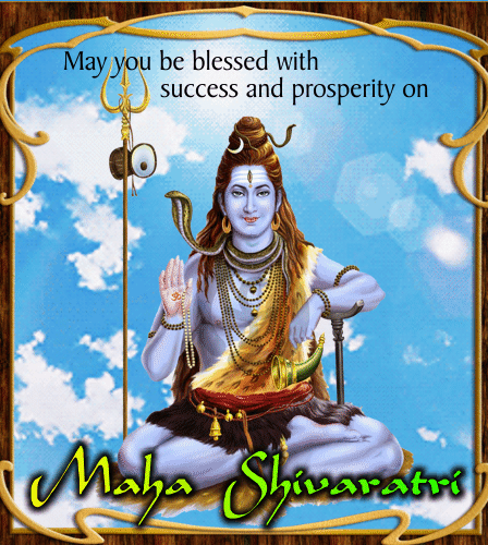 A Blessed Maha Shivaratri Card For You.