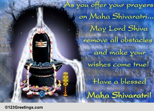 Shivaratri Blessings For Dear Ones!