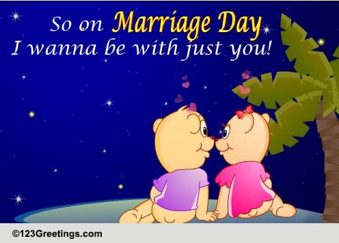 Send Romantic Marriage Day Wishes..