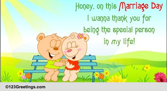 Wish Your Special One On Marriage Day!