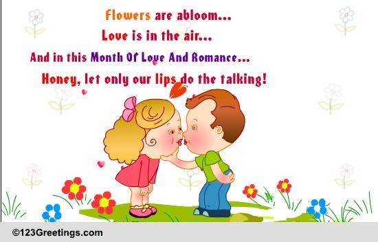 Romantic Month Of Love Wishes..
