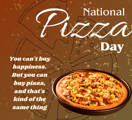 National Pizza Day Ecard.