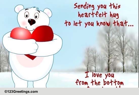 Heartfelt Hug For Polar Bear Day...