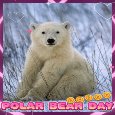 A Happy Polar Bear Day Card For You.