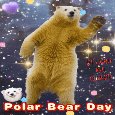 Dance And Celebrate On Polar Bear Day.
