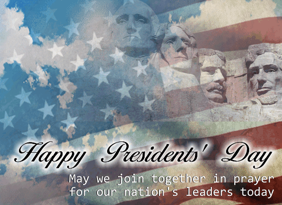 Presidents’ Day Message Ecard.