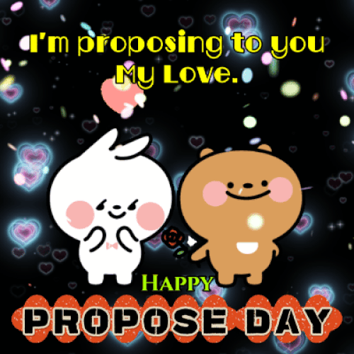I’m Proposing To You My Love.