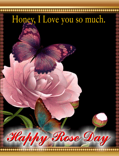 Rose Day Card Just For You!