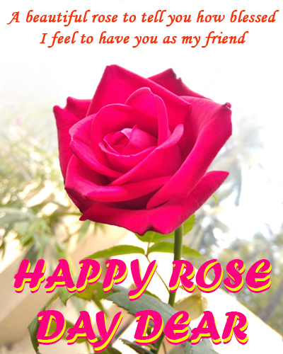 Rose Day Wishes For Friend.