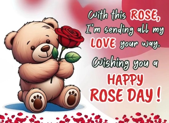 Send Rose Day Wishes With Love