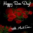 Happy Rose Day With Much Love.