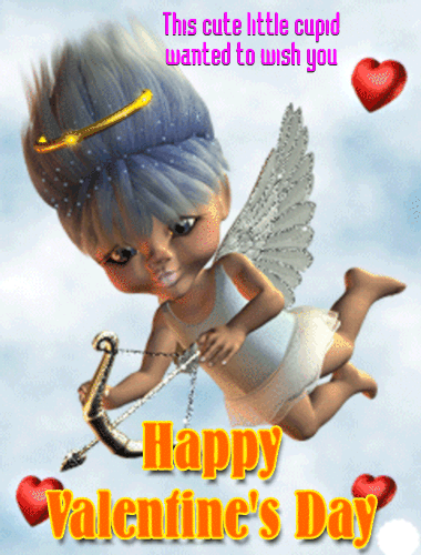 A Cute Cupid For Valentine’s Day.