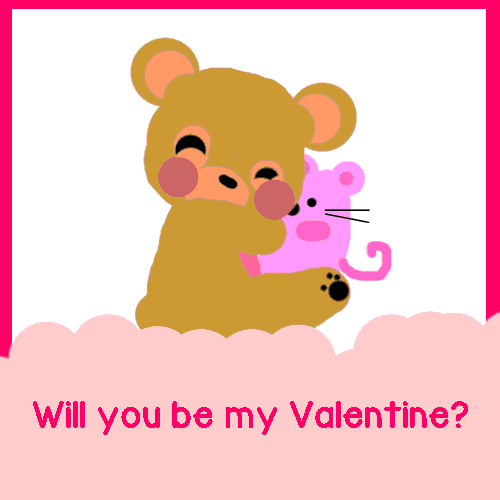 Cute Bear Valentine Ecard.