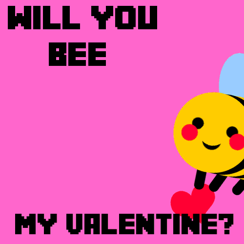 Cute! Will You Bee My Valentine?