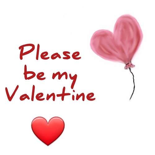 Romantic Valentine’s Day Card.