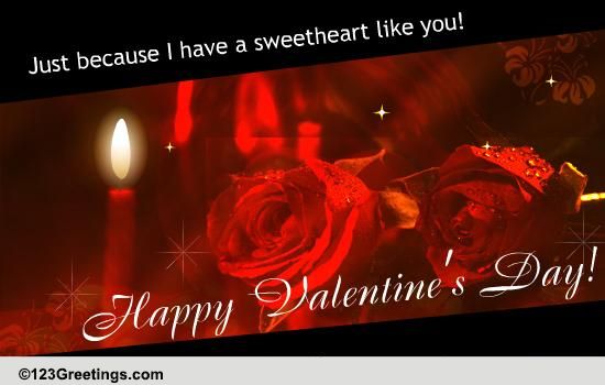 Will You Be My Valentine Sweetheart?