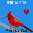 Be My Valentine, Cardinal Bird.