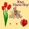 Happy Valentine%92s Day W/ Teddy Bears.
