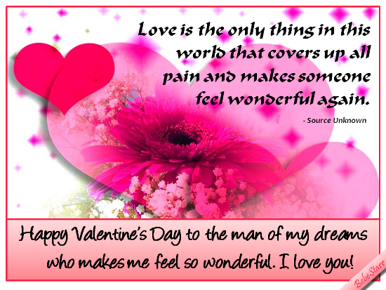 Your Love Is Wonderful! Free For Him eCards, Greeting Cards | 123 Greetings