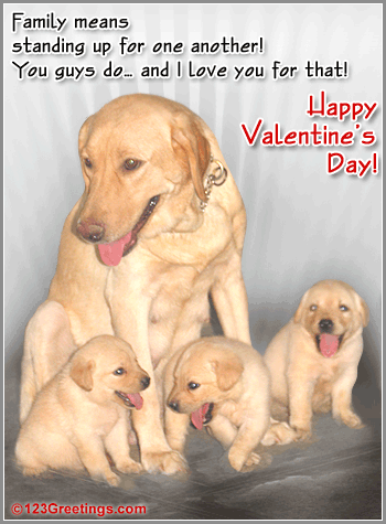 An Valentine's Ecard Wish For Family!