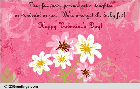 Happy Valentine's Day Daughter! Free Family eCards, Greetings