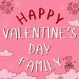 Beautiful Valentines Family Wishes.