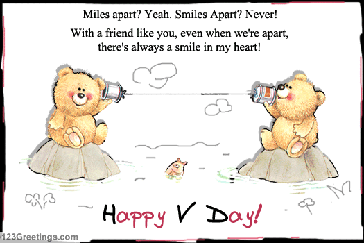 Miles Apart But Never Smiles Apart!