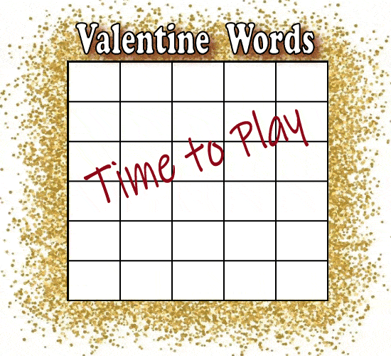 Guess The Word For Valentine’s Day.