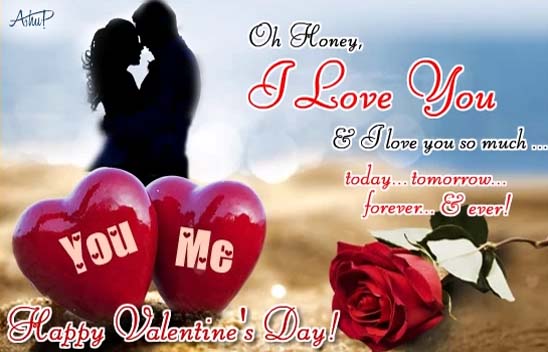 I Love You, Today, Tomorrow & Forever. Free Happy Valentine's Day ...