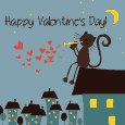 Happy Valentine’s Day Jazz Cat.