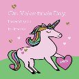 Magical Unicorn Valentine’s Day.