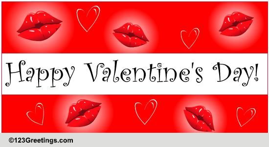 Valentines Kisses With Love...