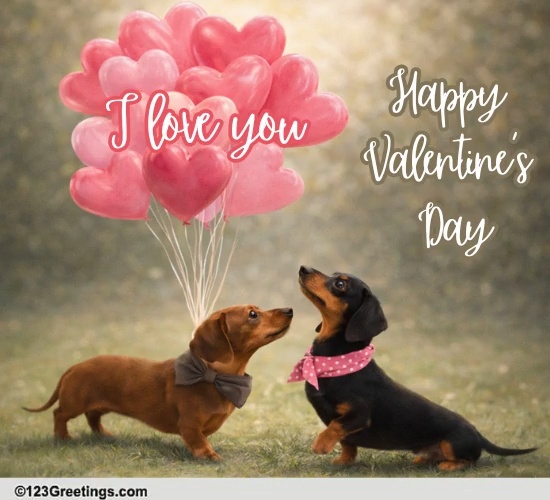 Romantic Valentine Ecard For Your Love Free I Love You eCards | 123 ...