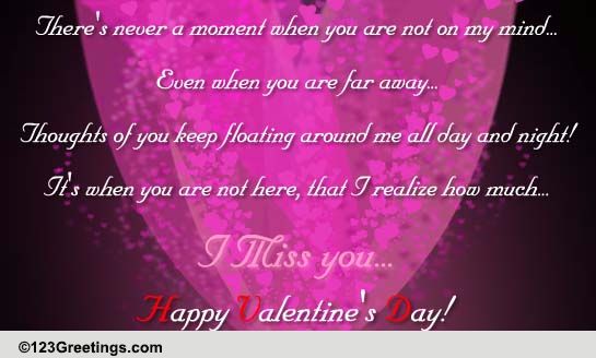 Thinking Of U... Valentine... Free Miss You eCards, Greeting Cards ...