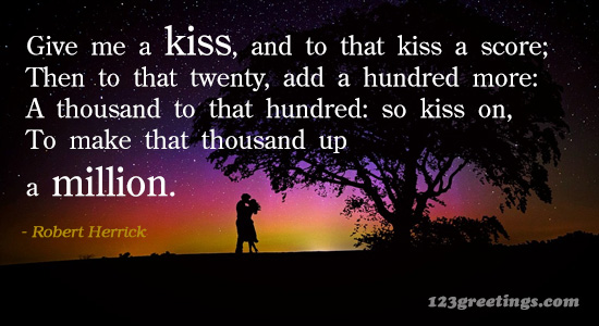 Million Valentine Kisses.