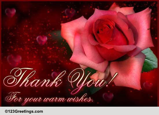 Thank You Wish For Valentines Day!
