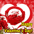 Valentine&#x92;s Day Thank You Card.