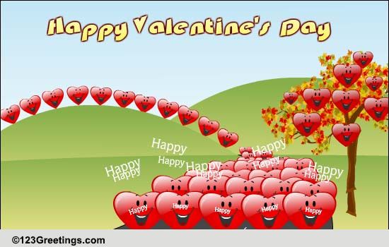 Valentine Wishes Filled With Hearts!
