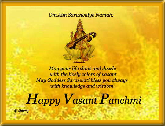Happy Vasant Panchmi.