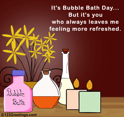 Bubble Bath Thoughts...