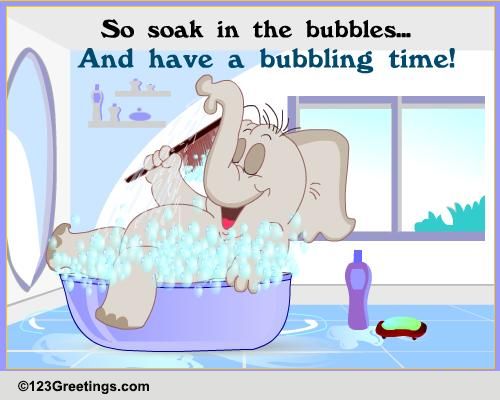 Soak In The Bubbles...