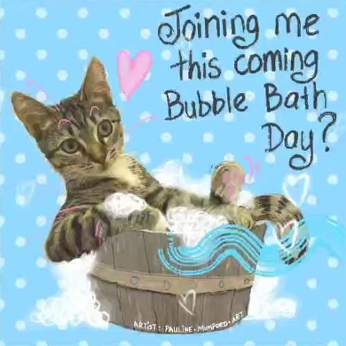 Bubble Bath Day Cards, Free Bubble Bath Day Wishes, Greeting Cards