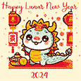 Happy Lunar New Year Dragon.